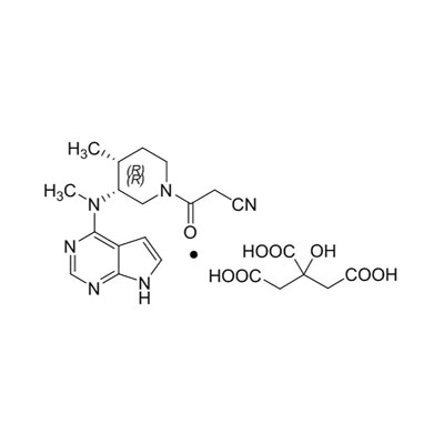 (3R,4R) -4-methyl-3-(methyl-7H-pyrrolo[2,3-d]pyrimidin-4-ylamino) propanetricarboxylate