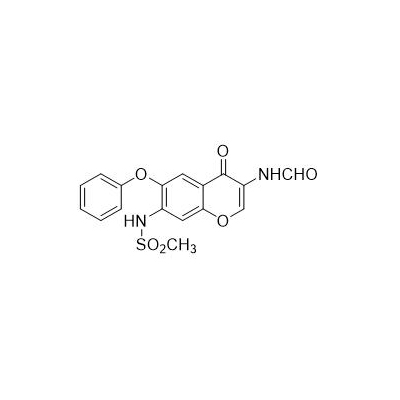 N-(3-Formamido-4-oxo-6-phénoxy-4H-chromen-7-yl) methanesulfonamide N-[7-(Methanesulfonamido) -4-oxo-6-phenoxy-4H-chromen-3-yl]